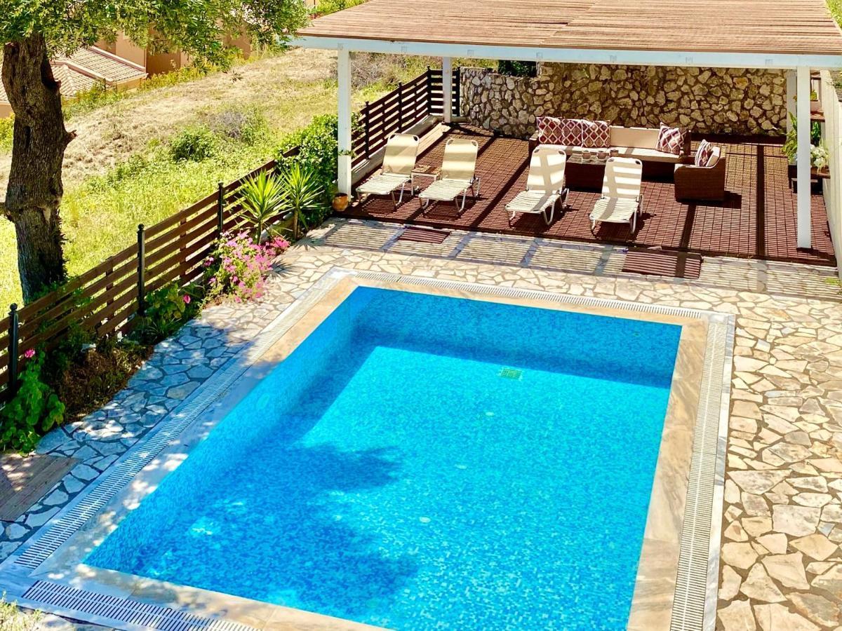 Villa Barbati Dream With Private Pool By Dadovillas Pyrgi  Eksteriør billede